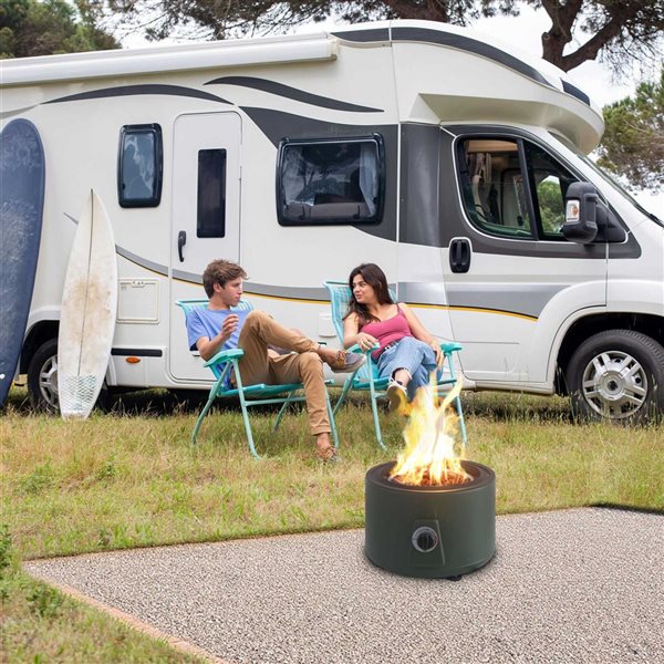 Paramount Expedition Campfire Firepit, Green