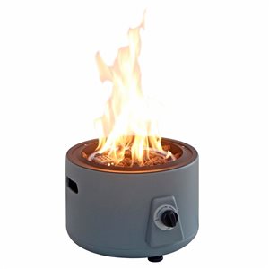 Paramount Expedition 60,000 BTU 15-in dia Grey Aluminum Propane Gas Campfire Firepit