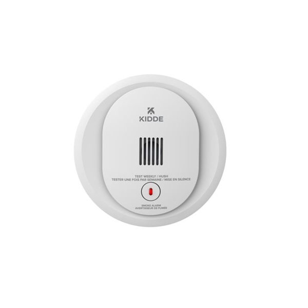 Kidde Battery-Operated Compact Smoke Alarm - 1/Pk
