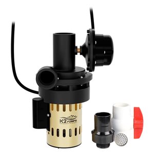 Pompe utilitaire pour évier K2 PUMPS 1/3 HP 115 V en aluminium