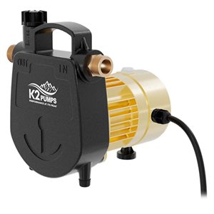 Pompe de transfert K2 PUMPS 1,5 HP 115 V en fonte à haute capacité