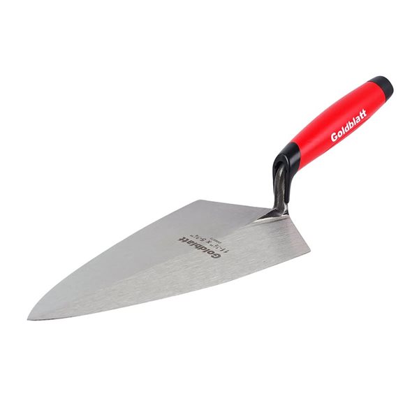 Truelle à Briqueter Silverline 20 Cm - Lame Acier Trempé, Poignée Caoutchoutée, Qualité Professionnelle