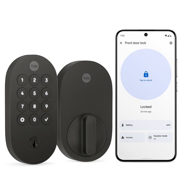 Yale Smart Lock with Matter - Matte Black YRD510-MT1-BLK | RONA