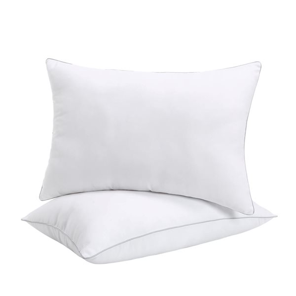 Marina Decoration 19.5 x 29-in Queen-Size Medium-Firm Bed Pillow - 2/Pk