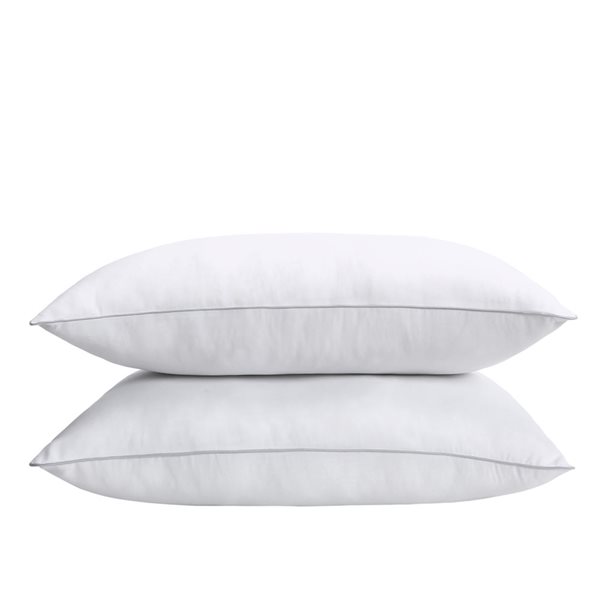 Marina Decoration 19.5 x 29-in Queen-Size Medium-Firm Bed Pillow - 2/Pk