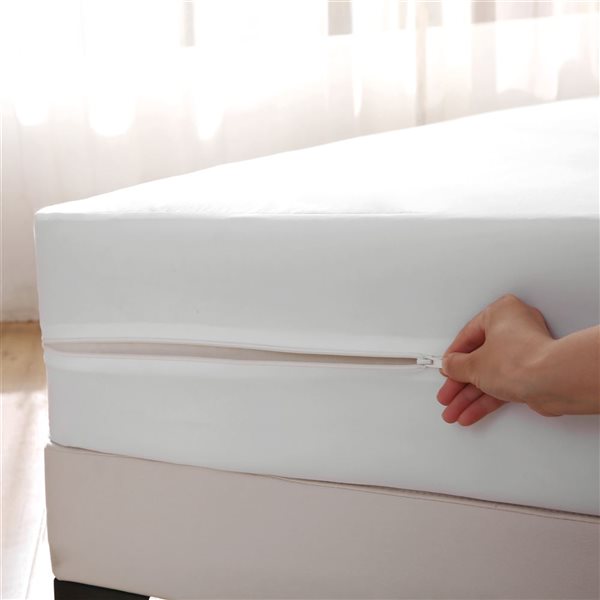 Marina Decoration Waterproof Polyester Mattress Cover with Zipper, King Size