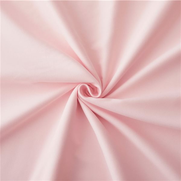 Marina Decoration 6-Piece Bamboo/Polyester Queen Bed Sheet Set - Solid Pink