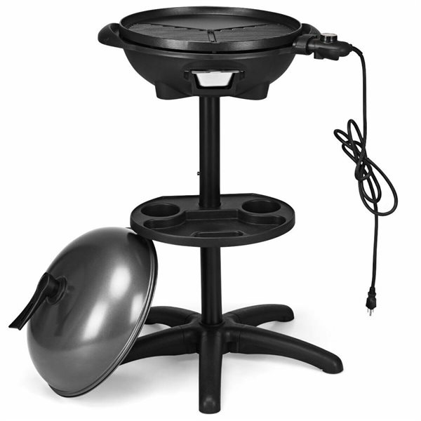 Costway 1350W Outdoor Electric Grill with 4 Temperature Settings