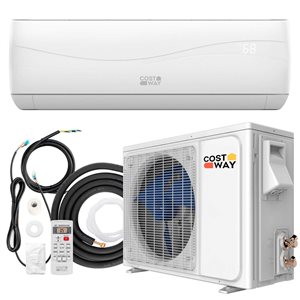 Costway 12,000-BTU 115 V Wall-Mounted Mini Split Air Conditioner & Heater