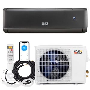 Costway 24,000-BTU Wifi-Enabled Mini Split Air Conditioner & Heater with Heat Pump