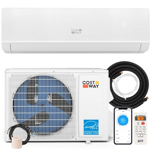 Costway 18,000-BTU Mini Split Air Conditioner & Heater