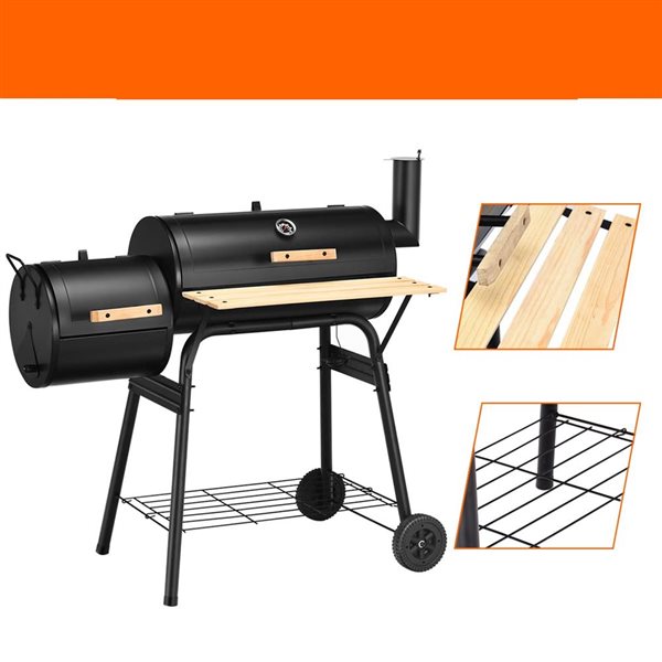 Costway Outdoor Steel Charcoal Barbecue