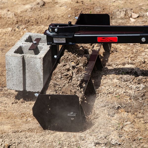 Brinly 38-in Sleeve Hitch Box Scraper