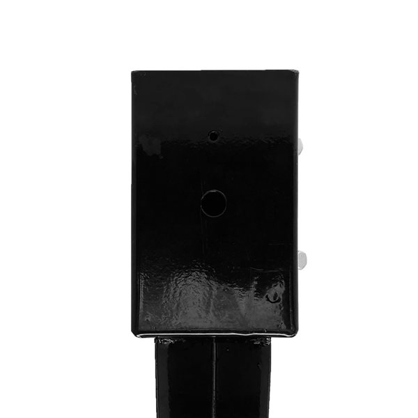 Nuvo Iron 30-in Yard Spike for 3 1/2 x 3 1/2-in Wood Post - Black