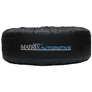 Housses de pneus ajustables Matrix Automotive, noir, 4/pqt