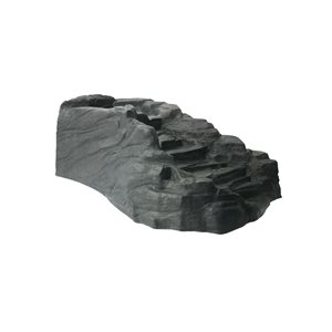 Chute d'eau en roche préformée Tranquility par Algreen Products 24 l. x 34 L. x 17 po h. en plastique noir