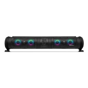 SoundExtreme Elite 28-in 500W Amplified Powersports 8-Speaker Bluetooth LED Backlit Soundbar