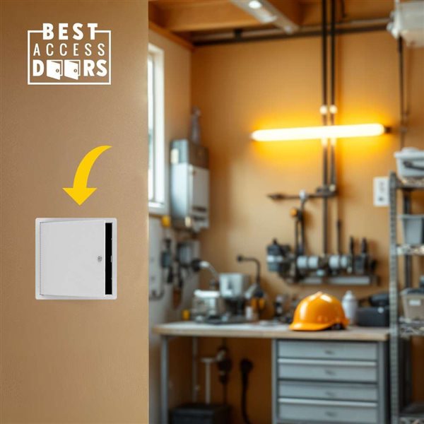 Best Access Doors 18 x 18-in Metal Medium Security Drywall Access Panel