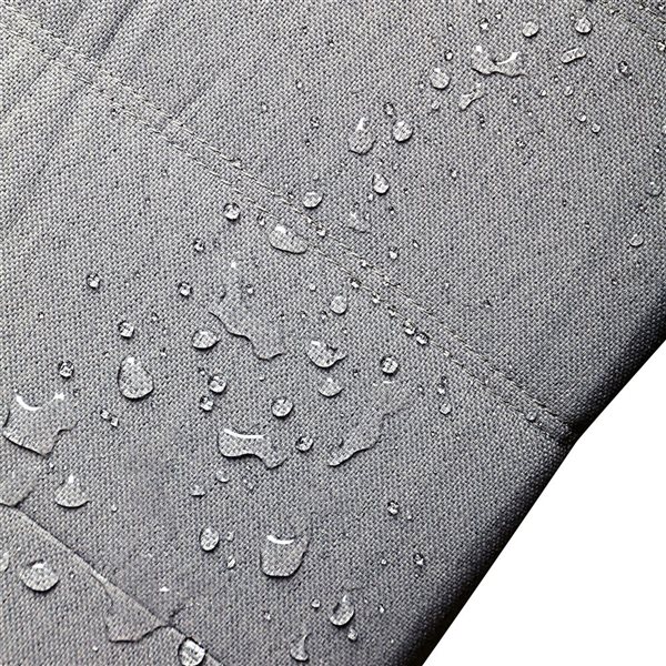 Deko Living Outdoor Compressed Modular Sectional Sofa and Coffee Table Set - Grey