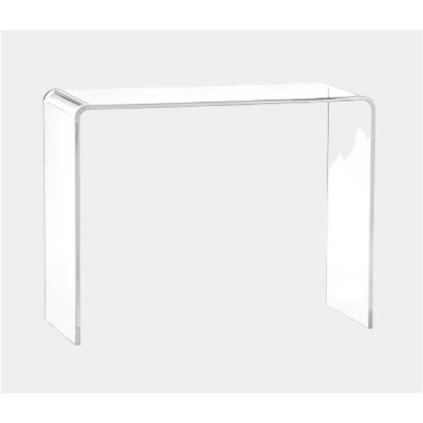 Plata Import 30 W x 8-in D Clear Acrylic Contemporary Console Table
