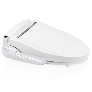 Brondell Swash DR801 Advanced Bidet Toilet Seat w/ Side Arm Control - Round