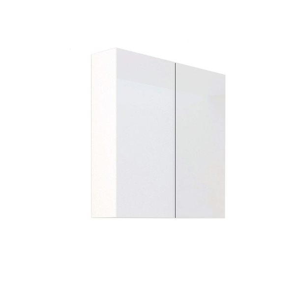 GEF Gracelyn 24-in Medicine Cabinet - Matte White