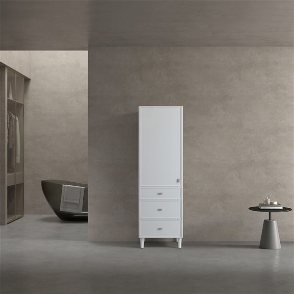 GEF Colt Bathroom Linen Cabinet - Hampton Grey