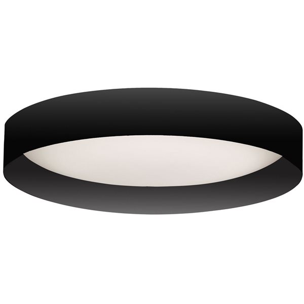 Dainolite Carmen 22W 15-in Dia. Round LED Flushmount with White Acrylic ...