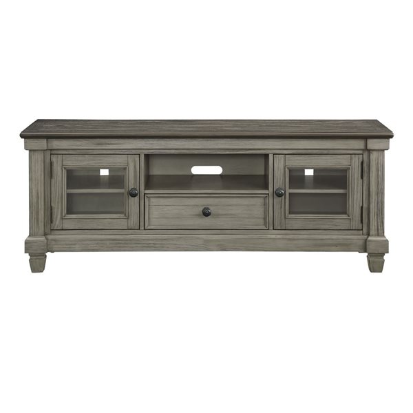 HomeTrend Granby 64-in TV Stand - Two-Tone Grey