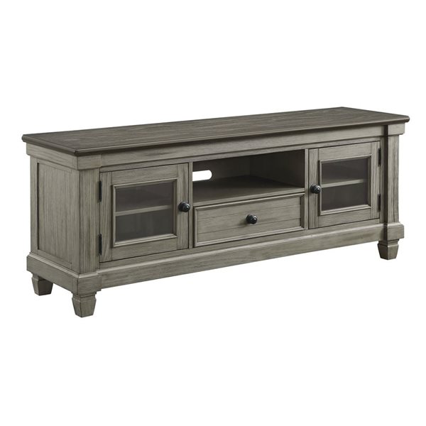 HomeTrend Granby 64-in TV Stand - Two-Tone Grey