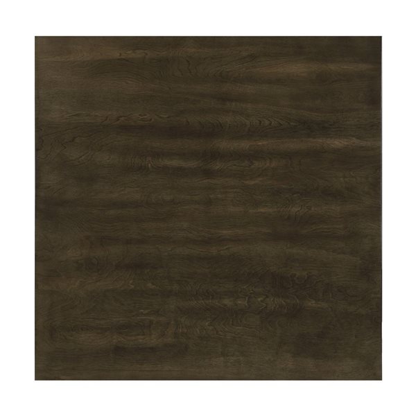 HomeTrend 5 Pcs Square Dinette Set w/ X-Back Chairs - Dark Brown