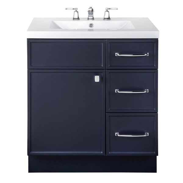 CUTLER KITCHEN & BATH Manhattan 30-in Bathroom Vanity - Blue