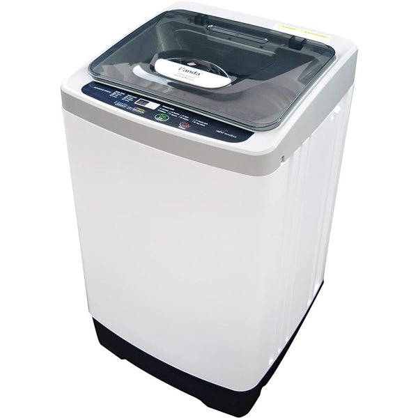 Panda 1.38 ft³ 10-lb Capacity Top Load Portable Washing Machine with Drain Pump, White
