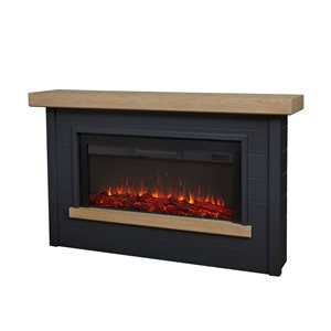 Foyer électrique Bernice de Real Flame de 67 po Bernice, anthracite