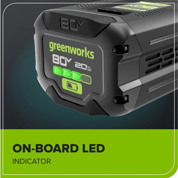 Greenworks 80 V Gen II 2.0Ah Lithium-ion Battery