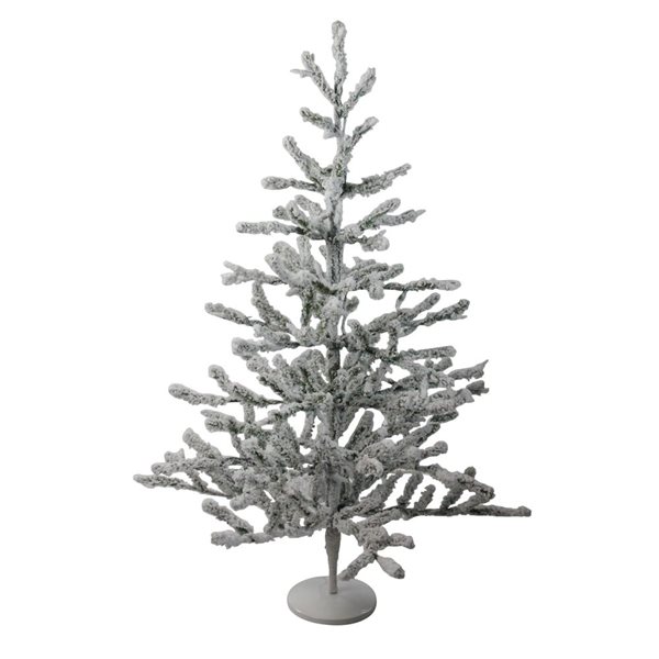 Northlight 3-ft H Alpine Coral Green Pine Unlit Full Flocked Artificial Christmas Tree w/ Tree Stand