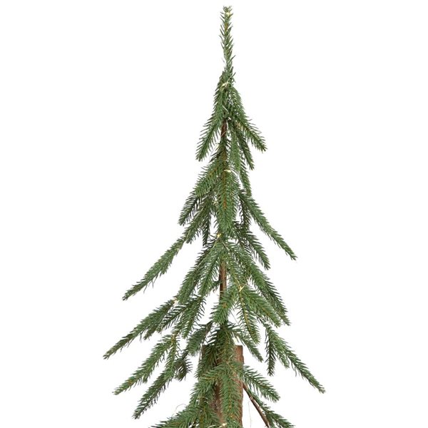 Northlight 4-ft H Alpine Pine Pre-Lit 150 Clear LED Lights Full Artificial Christmas Tree w/ Tree Stand