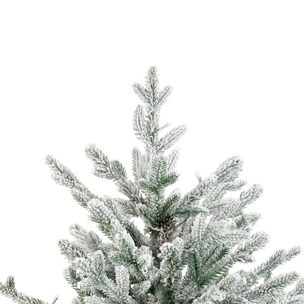 Northlight Real Touch 3-ft H Tamarack Pine Pre-Lit Warm White LED Full Artificial Christmas Tree w/ Burlap