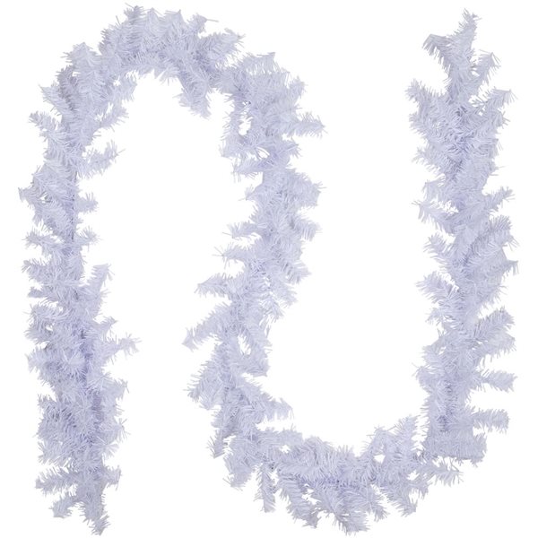 Northlight Indoor Unlit 100-ft L x 8-in W White Canadian Pine Artificial Christmas Garland