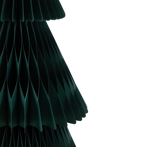 Northlight 4-ft H Unlit Dark Green Tall Accordion Honeycomb Foldable Paper Christmas Tree w/ Tree Stand