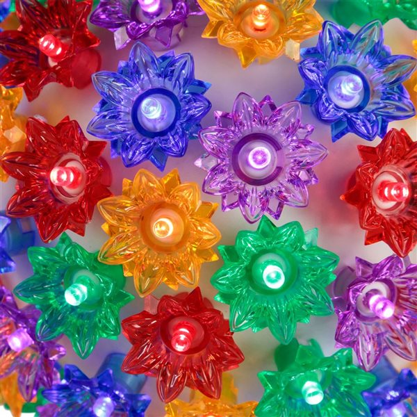 Northlight 7.5-in LED Lighted Hanging Starlight Sphere Outdoor Christmas Decoration - Multicolour Lights