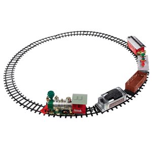 Northlight 35-pc Silver and Red Battery Operated Lighted and Animated Classic Train Set with Sound