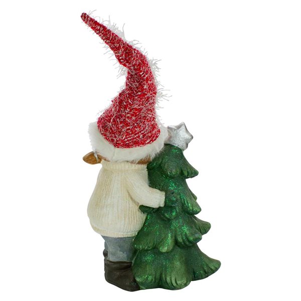 Northlight 30-in Smiling Girl Hugging a Star Tree Christmas Figurine