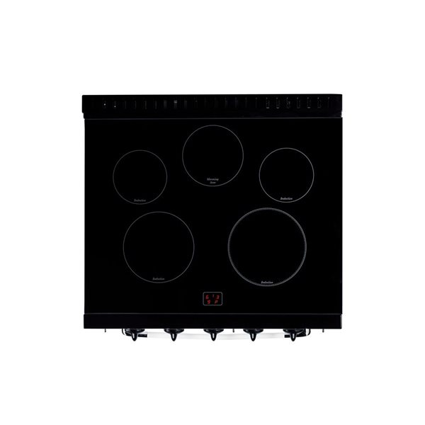 Unique Appliances Classic Retro 30-in Induction Range - Marshmallow White