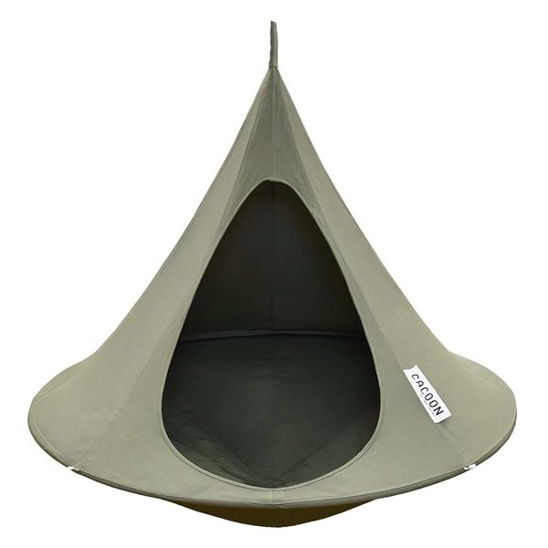 Vivere Cacoon 5-ft L Khaki Fabric Single Hammock Tent