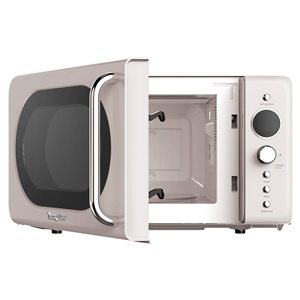 Galanz 700 W 0.7-ft³ Retro Countertop Microwave Oven with 8 Pre-Sets - White
