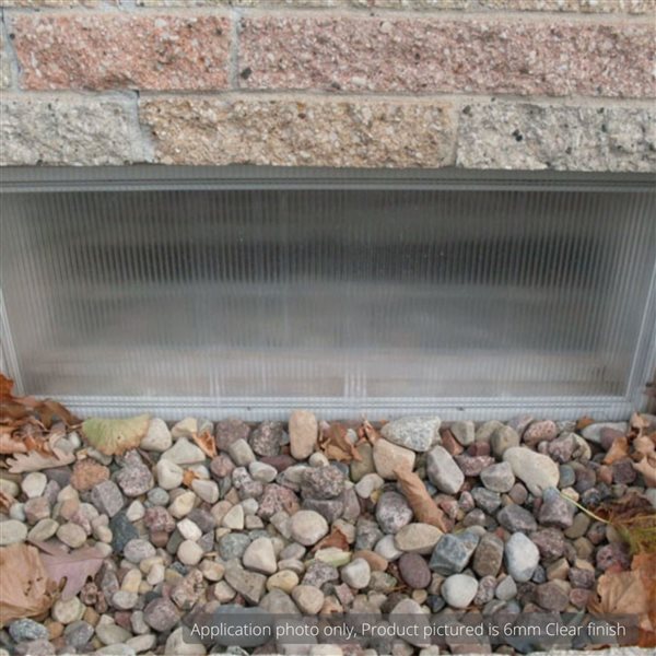 Polymershapes 48 W x 96 L x 1-in T Bronze Multiwall Polycarbonate Sheet