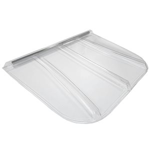 Couvre-margelle droite et plane pour fenêtre Polymershapes 52 l. x 37 p. x 2 1/2 po h. de première qualité