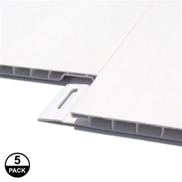 Easy Form Rona EZ Liner 5-Pack 16 W x 96 L x 0.375-in T Ultra White Corrugated Plastic ...