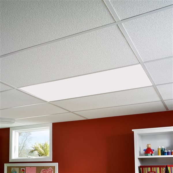 OPTIX 5-Pack 48 L x 24 W x 0.06-in T 8-ft³ White Cracked Ice Lighting Panel